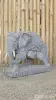 Product image 6 of the product “Indra - Small Elephant bending to the left, 46.5cm L | cast stone ”